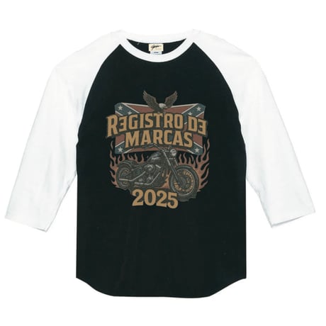 REGISTRO VINTAGE BIKE Raglan Sleeve(Black)