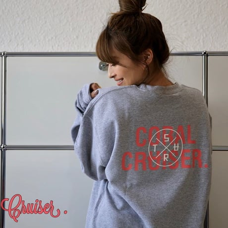 SURT  ×  Coral Cruiser .  Crewneck Sweatshirt【Gray】