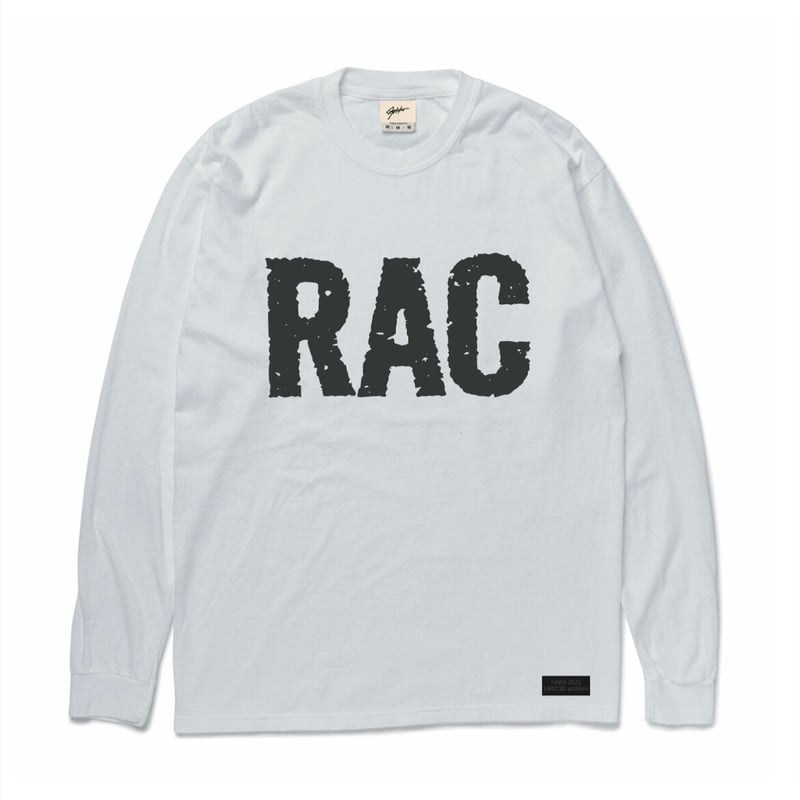 RAC L/S T-shirt (White×Black) | CORAL CRUISER.