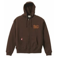 REG Star Script Zip-up Hoodie Limited20(Brown)