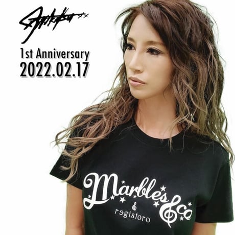 Marbles × Registoro  T-shirt 20Limited【1周年記念アイテム】