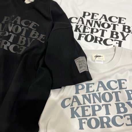 PEACE T-shirt (Mix Gray) レギュラーシルエット