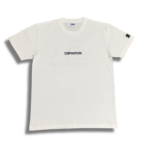 DEFINITION T-shirt (White × Dark navy)