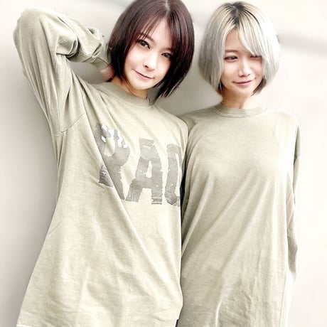 RAC Simple Logo L/S T-shirt (Khaki×Khaki)
