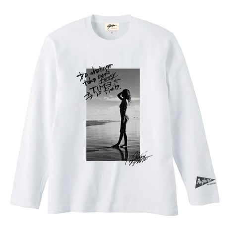 AW Photo L/S T-shirt(White)