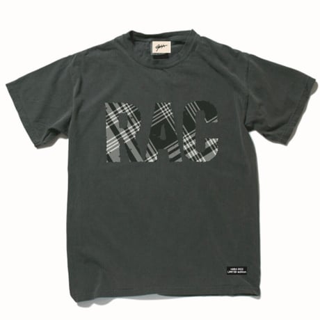 RAC T-shirt (Black×Checker)