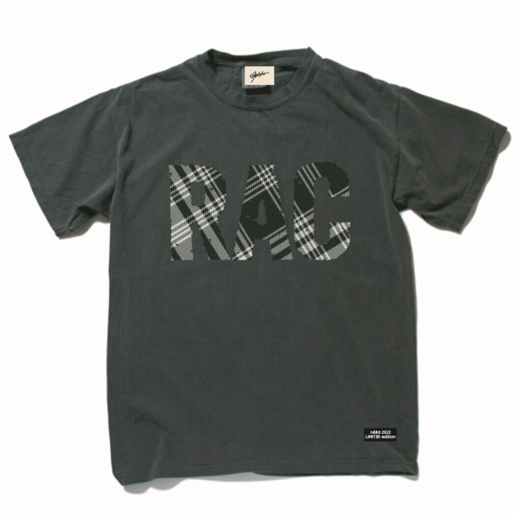 RAC T-shirt (Black×Checker) | CORAL CRUISER.