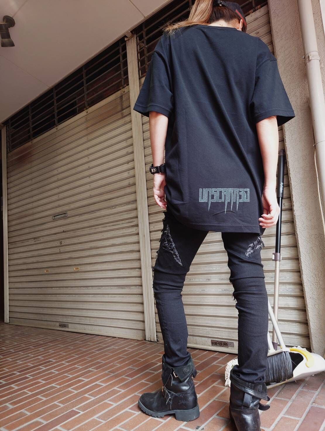 BE YOURSELF Pocket T-shirt (Black×Beige) | CORA BE YOURSELF Pocket T-shirt (Black×Beige) | CORA