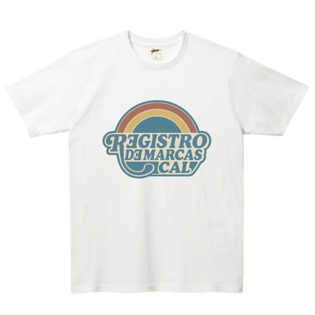 REGISTRO RAINBOW CAL T-shirt(White)