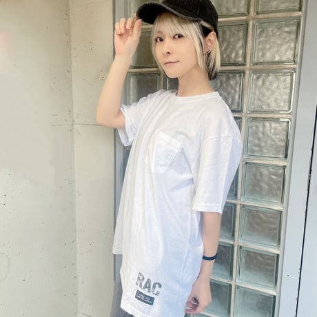 RAC Pocket T-shirt (White×Checker)