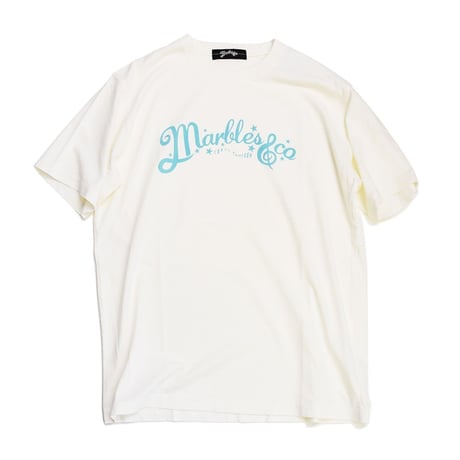 Marbles × Coral Cruiser .   Neo Logo T-shirt【White】