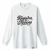 REG Star Script L/S T-shirt(White)