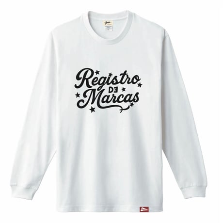 REG Star Script L/S T-shirt(White)