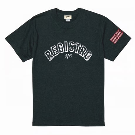 REGISTRO(NG) T-shirt(Navy×White)