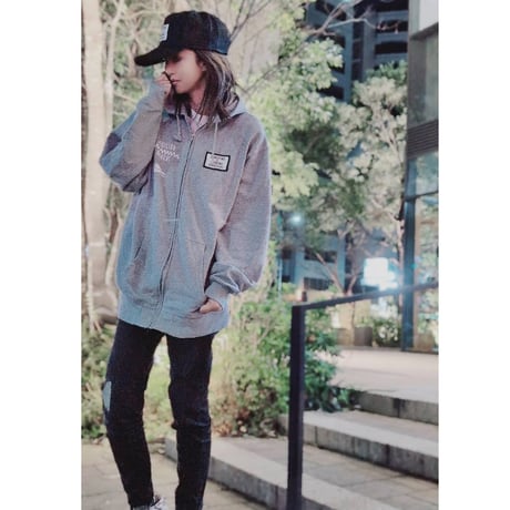 4th ANNIVERSAY Zip-up Hoodie Limited40(Gray)