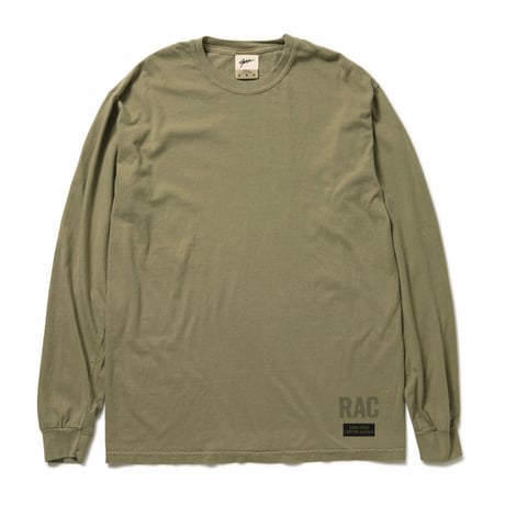 RAC Simple Logo L/S T-shirt (Khaki×Khaki)