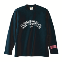 REGISTRO(NG) L/S T-shirt(Navy×White)