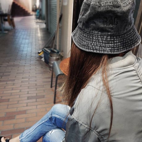 RAC Denim Bucket Hat (Black)