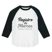 REGISTRO GRADATION LOGO Raglan Sleeve(White)