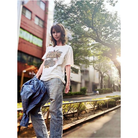 REGISTRO VINTAGE BIKE T-shirt(White)
