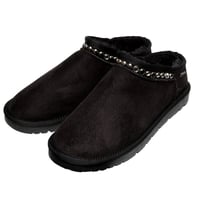 【WOMEN'S】FAUX FUR ULTRA MINI BOOTS(Black)