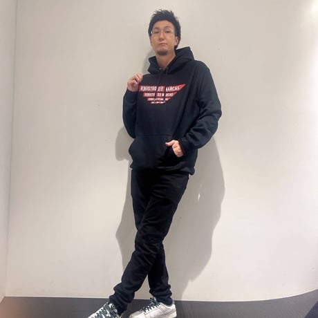 RIBBON Quadruple Hooded Parka Limited30(Black)