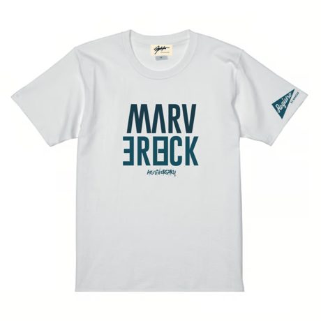 MARVERICK T-shirt(White×Blue)