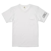 BE YOURSELF Pocket T-shirt (White×Black)