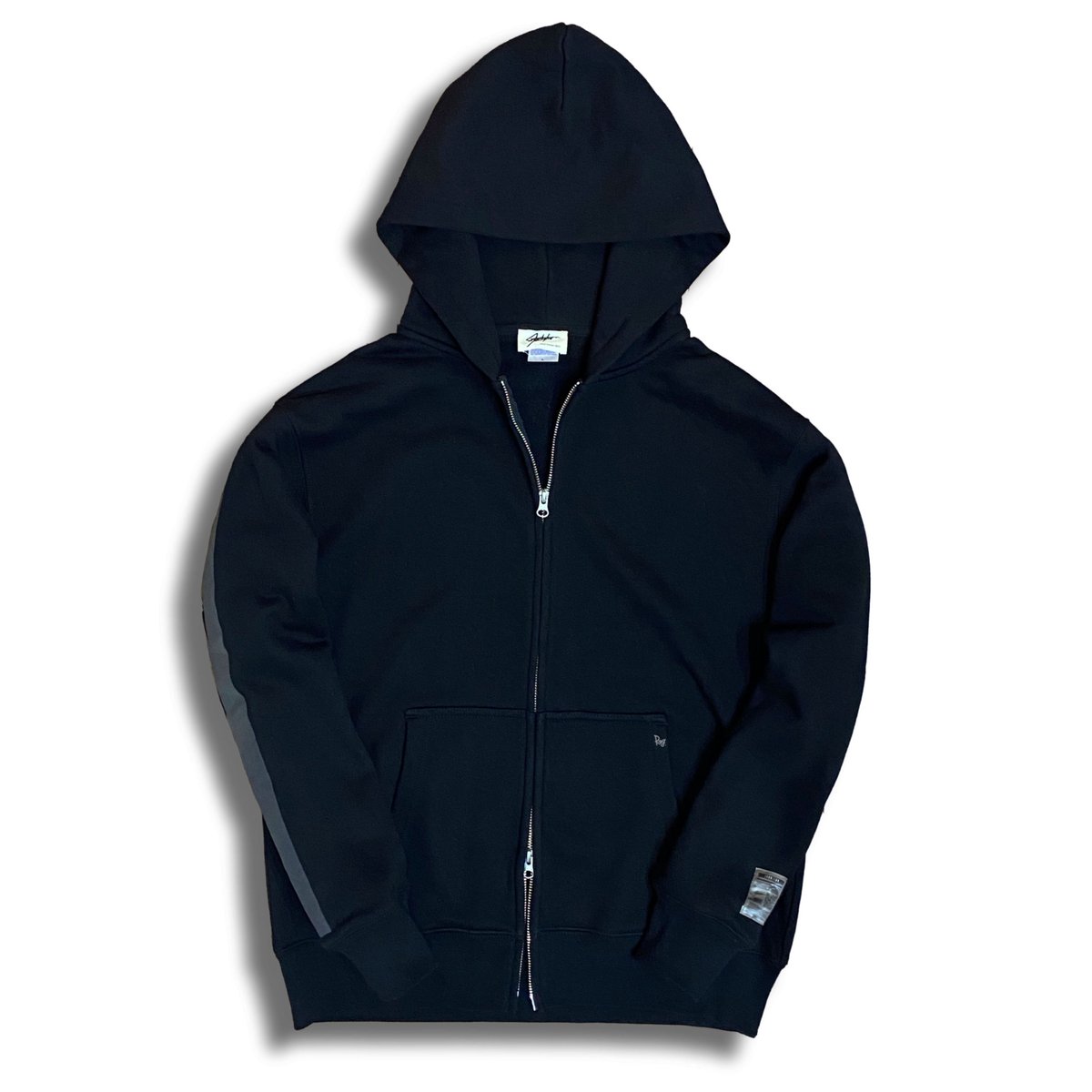 Line Zip-up Hoodie (Black) | CORAL CRUISER. Line Zip-up Hoodie (Black) | CORAL CRUISER.