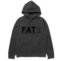 FATE Pigment Dye Hooded Parka(Black)