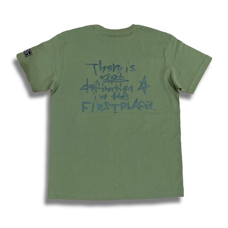 DEFINITION T-shirt (Kahki × Dark green)