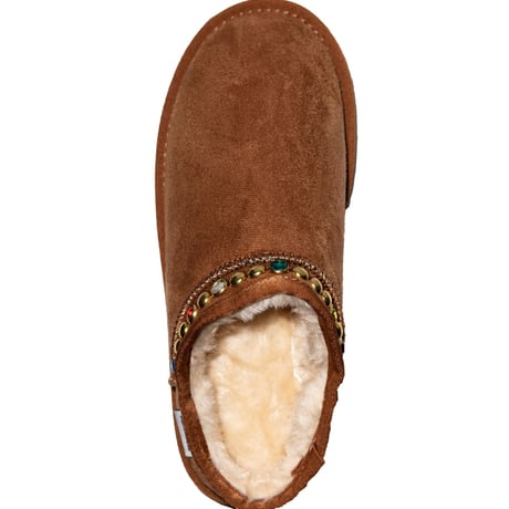【WOMEN'S】FAUX FUR ULTRA MINI BOOTS(Camel)