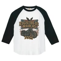 REGISTRO VINTAGE BIKE Raglan Sleeve(White)