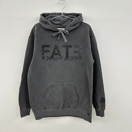 FATE Pigment Dye Hooded Parka(Black)