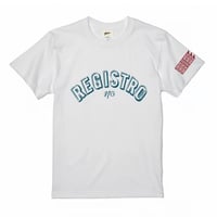 REGISTRO(NG) T-shirt(White×Blue)
