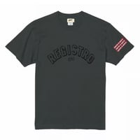 REGISTRO(NG) T-shirt(Black×Black)