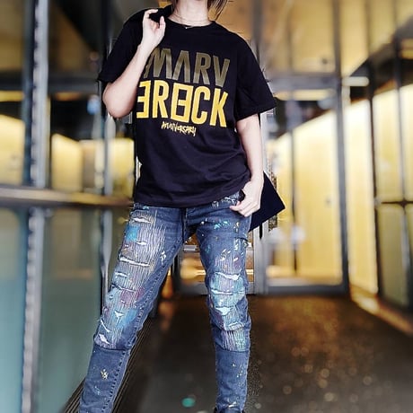 MARVERICK T-shirt(Black×Yellow)