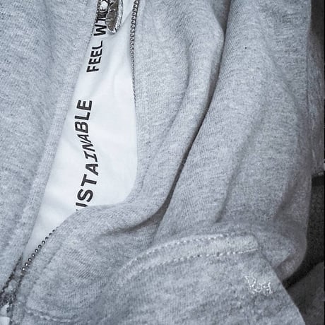 Line Zip-up Hoodie (Gray)