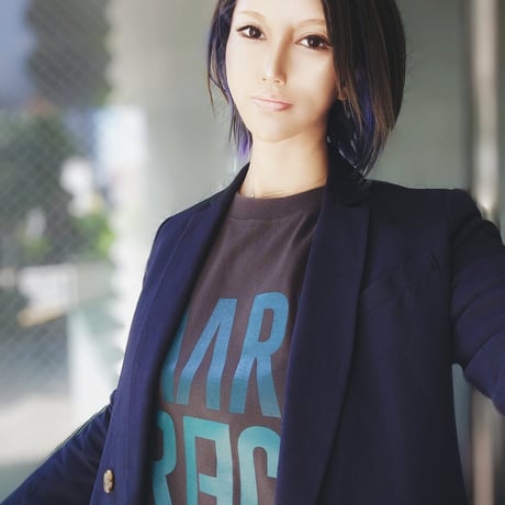 MARVERICK T-shirt(Black×Blue)