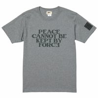 PEACE T-shirt (Mix Gray) レギュラーシルエット