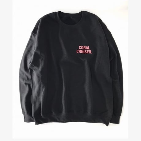 SURT  ×  Coral Cruiser .   Crewneck Sweatshirt【Black】