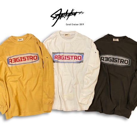 REGISTORO Long Sleeve T-shirt (Black)