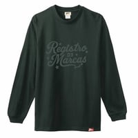 REG Star Script L/S T-shirt(Black)
