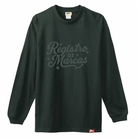 REG Star Script L/S T-shirt(Black)