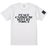 PEACE T-shirt (White) レギュラーシルエット