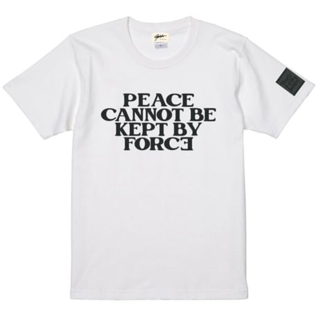 PEACE T-shirt (White) レギュラーシルエット