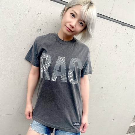 RAC L/S T-shirt (Black×Checker)