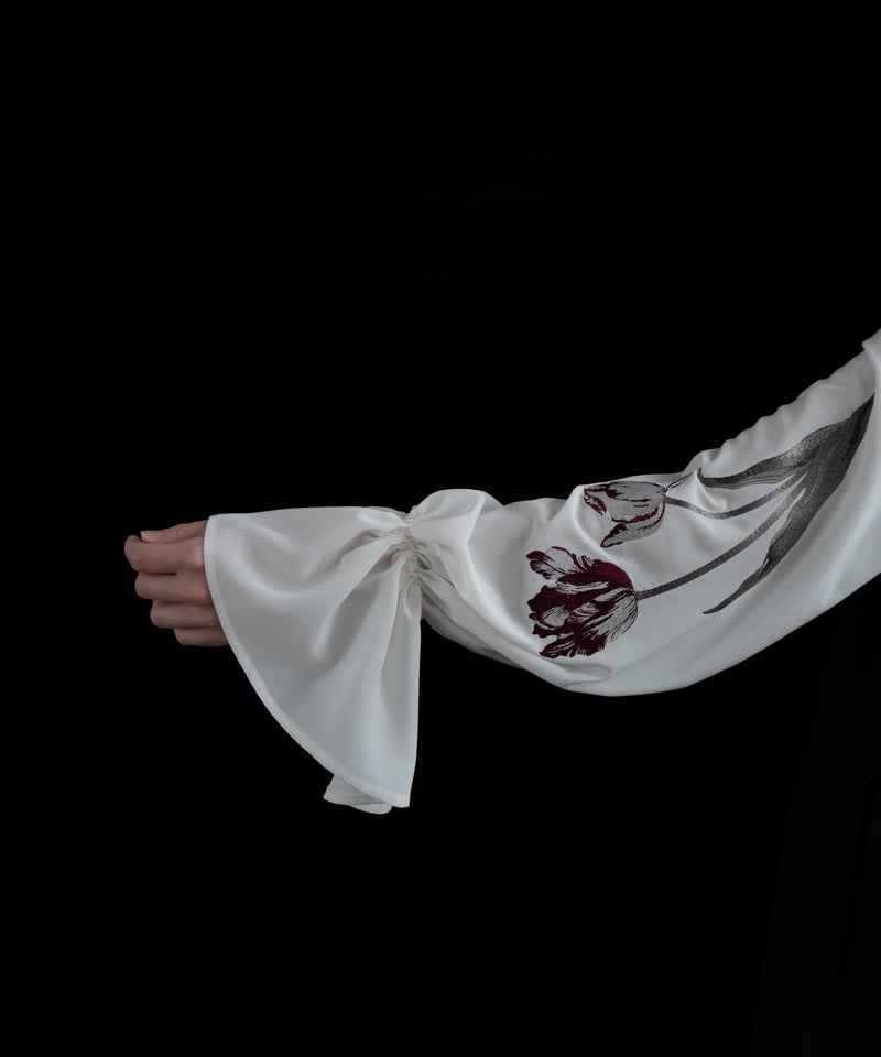 iCONOLOGY 花を着るワンピース【チューリップ】サイズ1 花を着るワンピース#02【チューリップ】-black- | iCONOLOGY