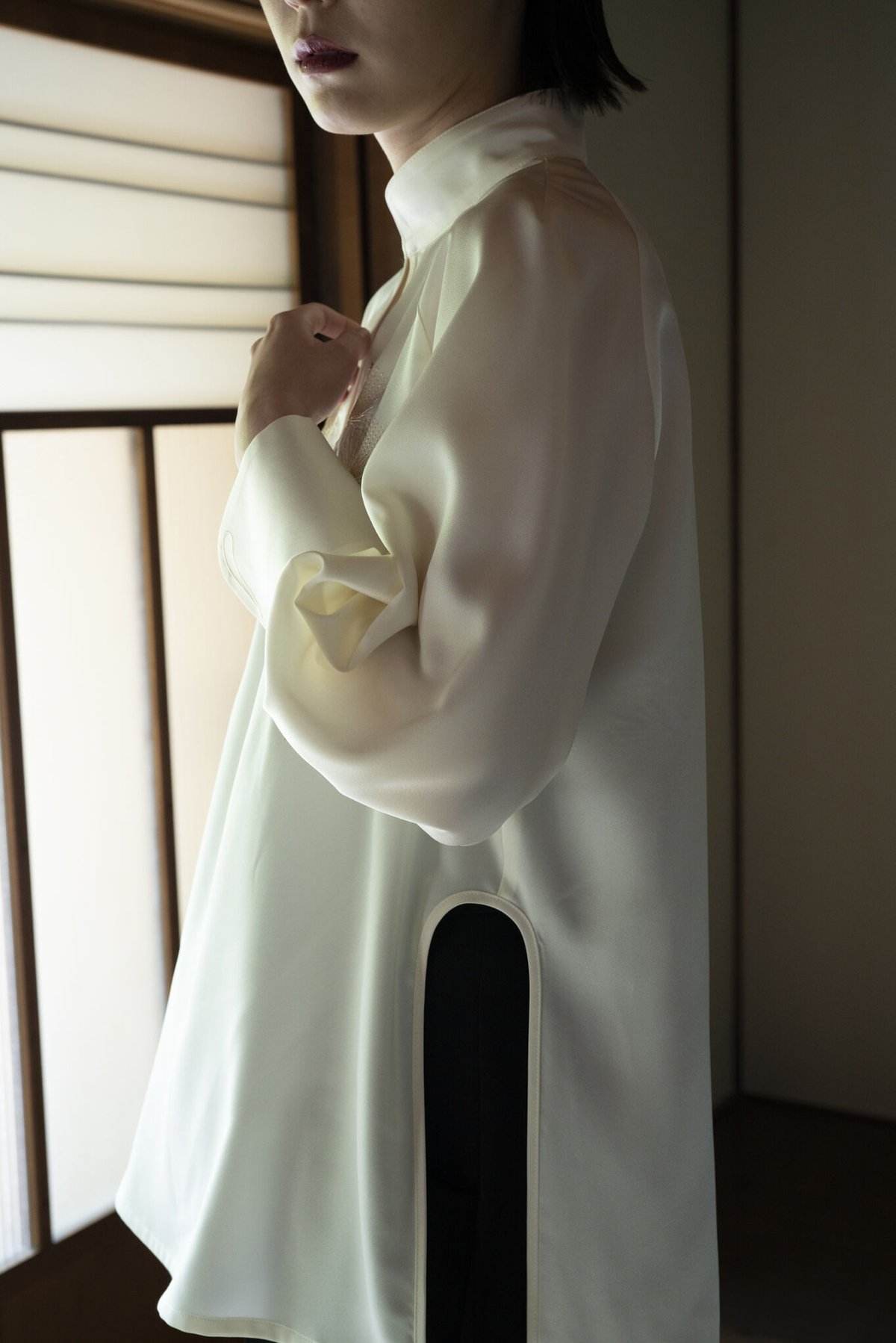 花を着るブラウス#04【松】-ivory- | iCONOLOGY 花を着るブラウス#04【松】-ivory- | iCONOLOGY