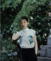 (未使用) iCONOLOGY の花を着るブラウス#04 花を着るブラウス#04【松】-ivory- | iCONOLOGY